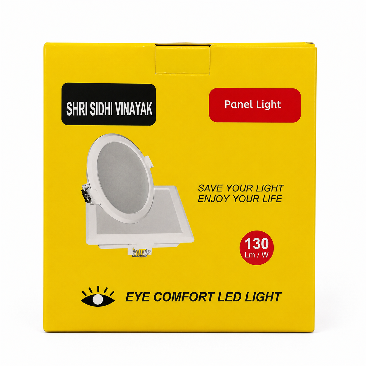 6 Inch Square LED Panel Light | Modern Ceiling Light for Home & Office