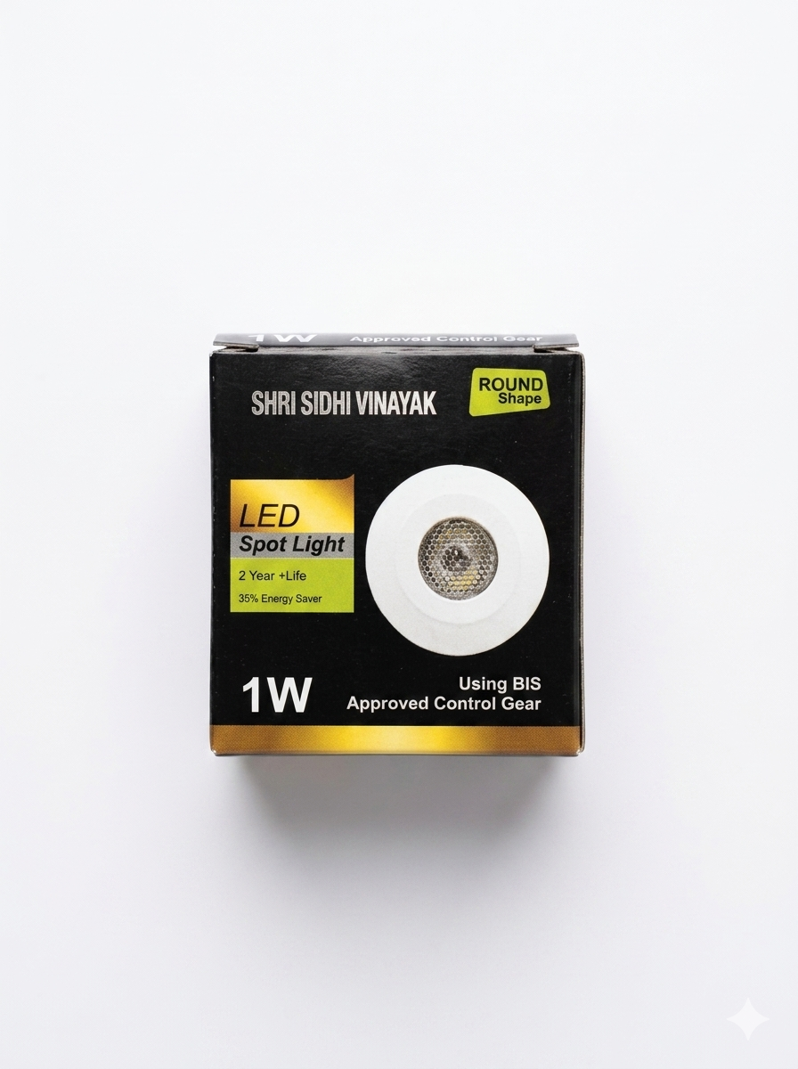 1W LED Spotlight | Energy Efficient Mini Focus Light for Indoor Accent Lighting