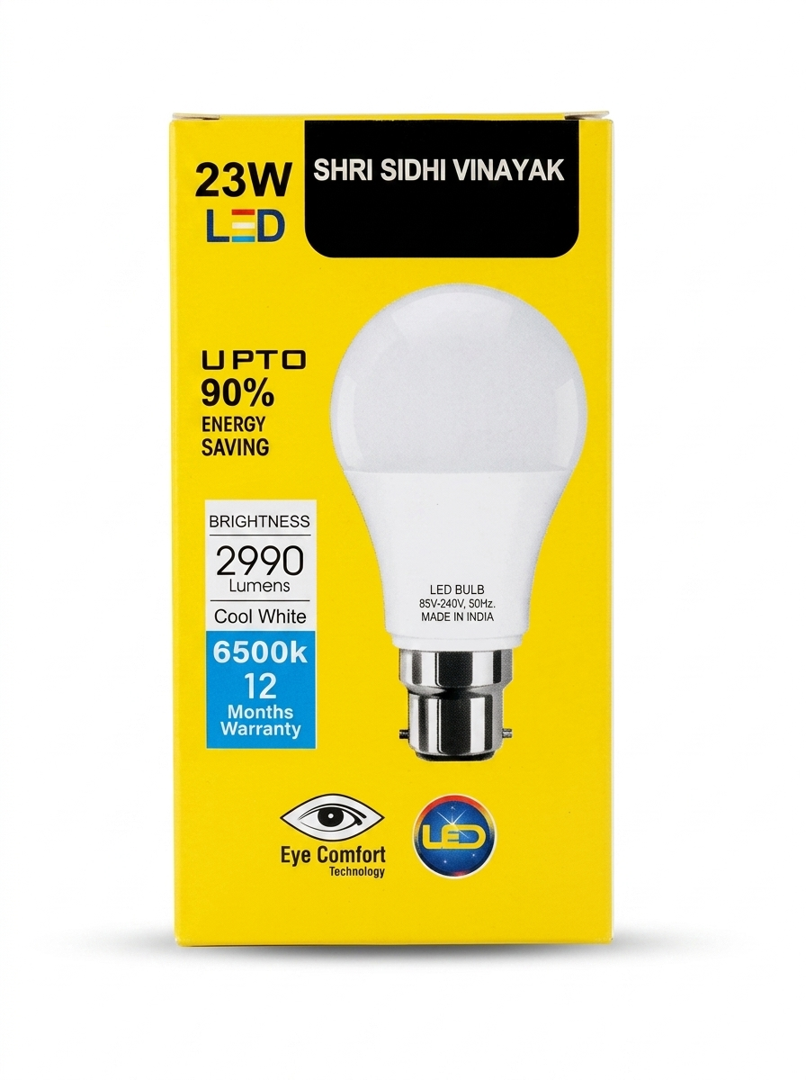 23W LED Bulb | High Performance Energy Saving LED Light for Home & Office