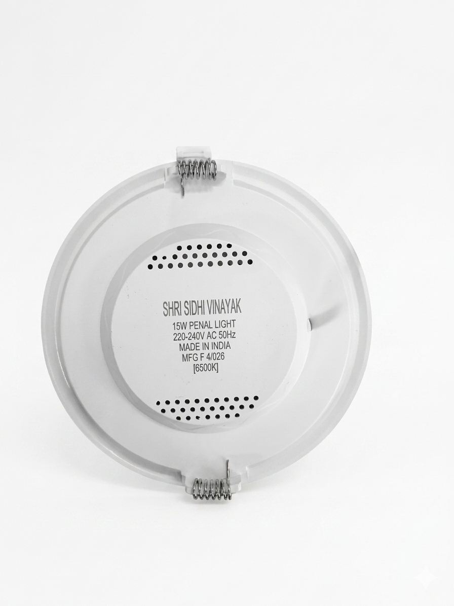6 Inch Round LED Panel Light | Modern Ceiling Light for Home & Office