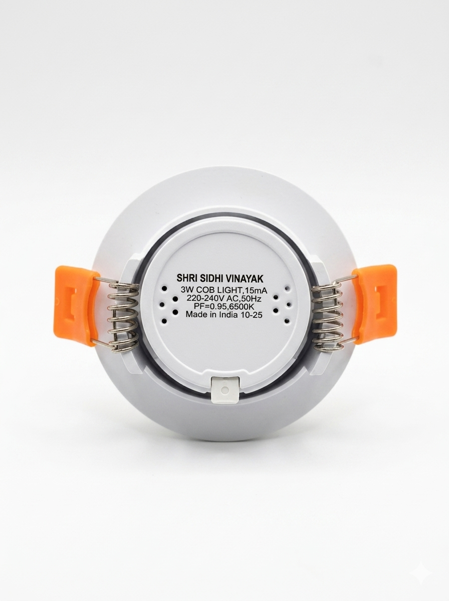 3W LED Deep Light | Recessed COB Spotlight for Indoor Ceiling Lighting
