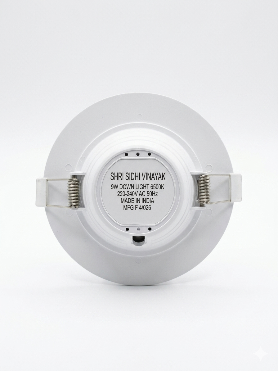 3.25 Inch Round PVC Conceal Light | Premium Recessed Ceiling Light for Modern Interiors
