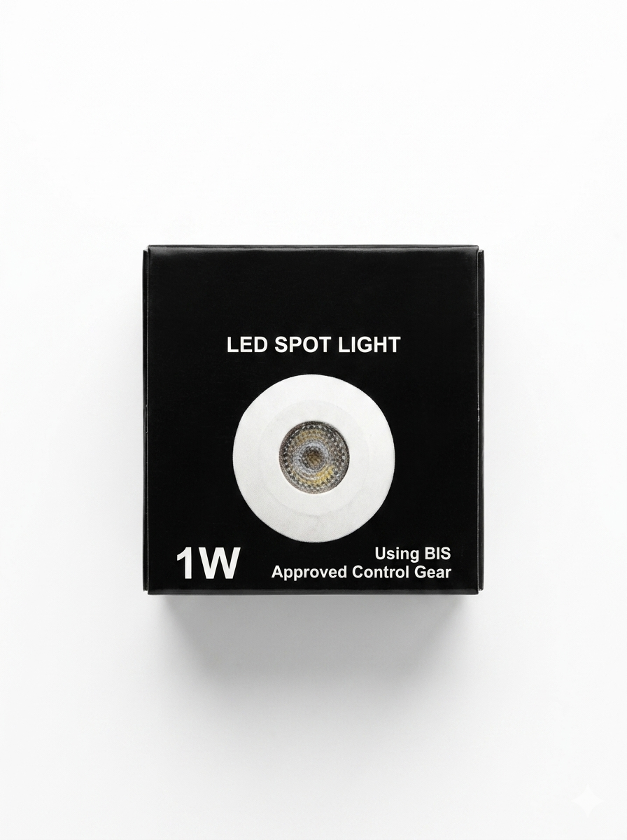 1W LED Spotlight | Energy Efficient Mini Focus Light for Indoor Accent Lighting