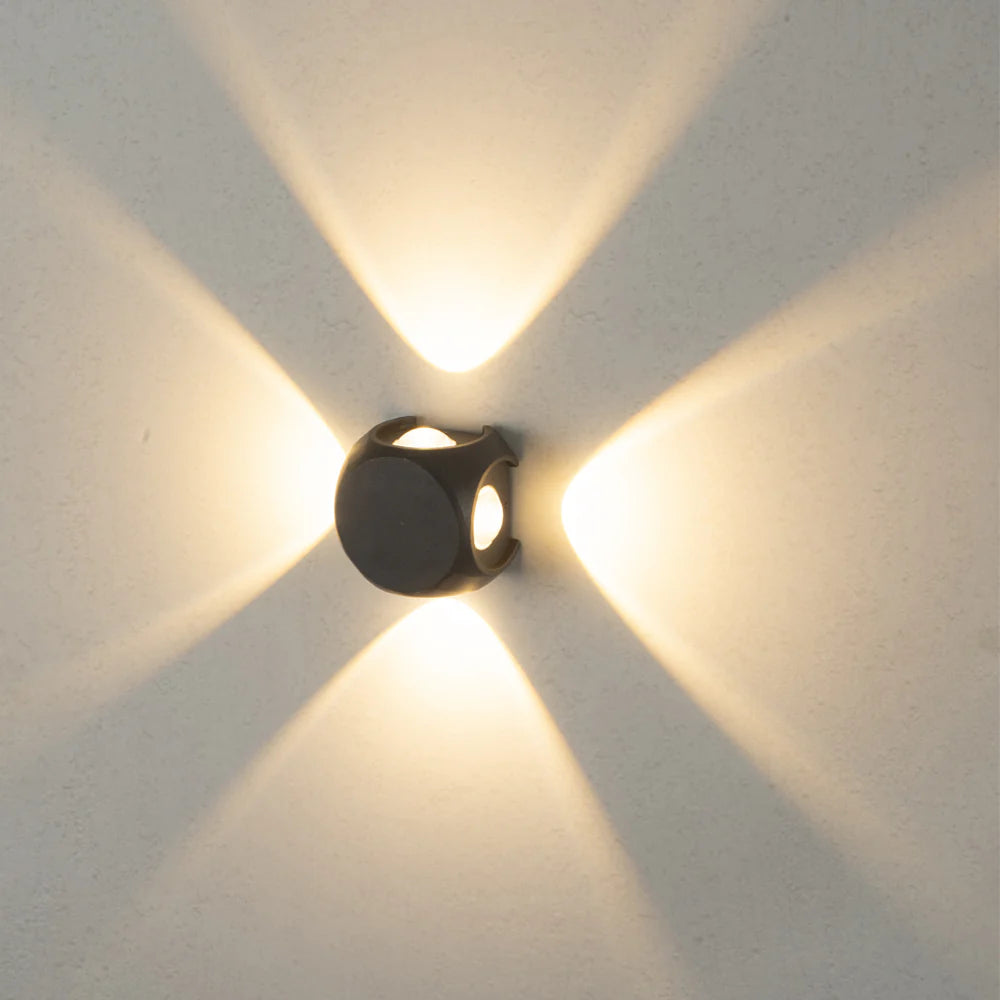 4 Way LED Wall Light (Ball Series) | Modern COB Up & Down Decorative Wall Light
